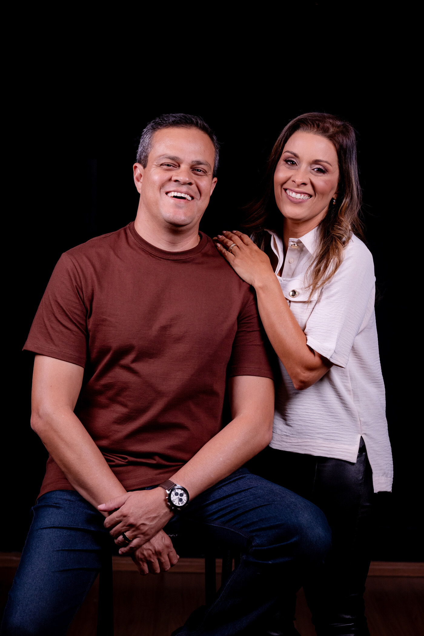 Leandro e Fran Faria